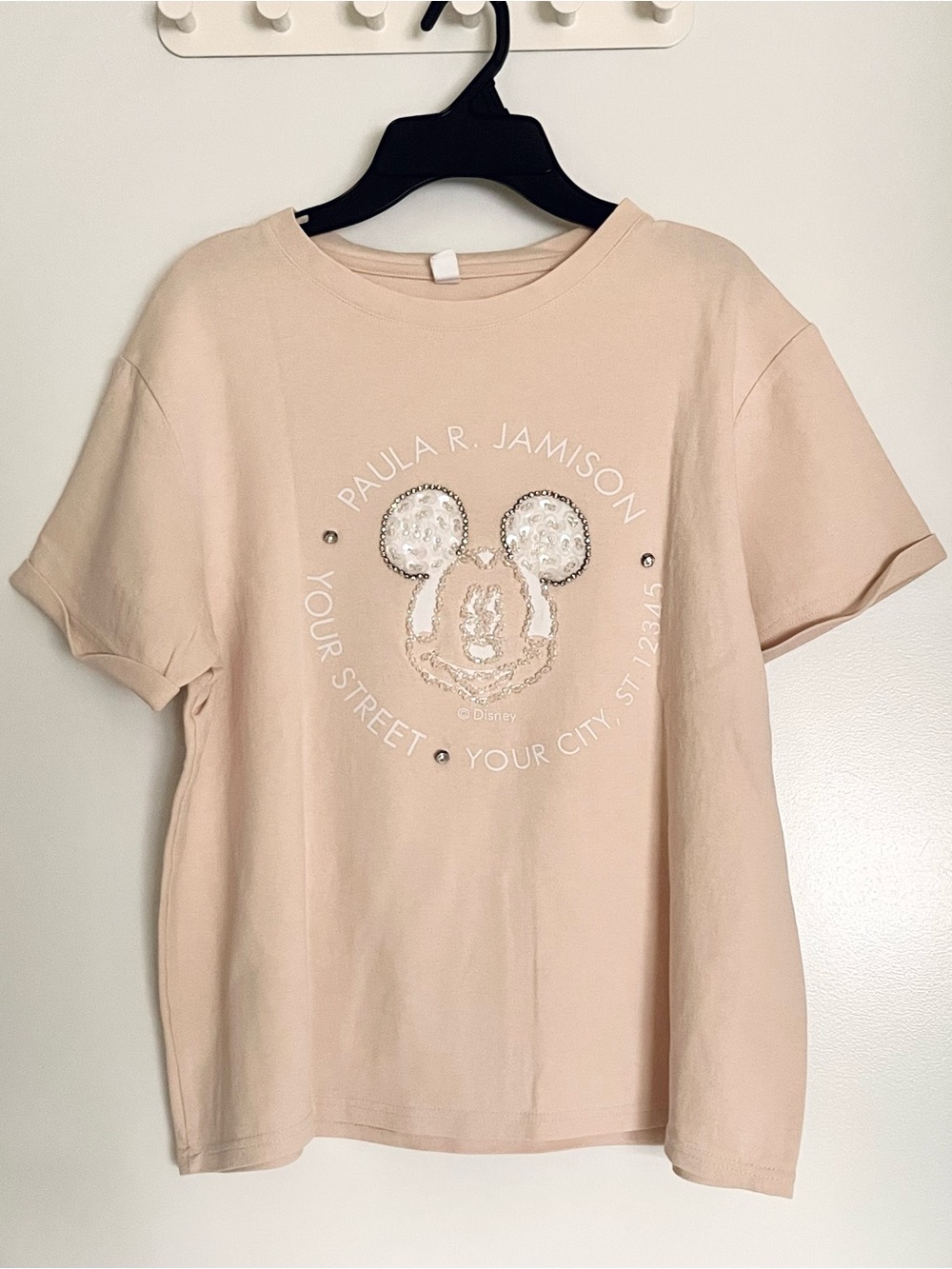 Embellished Mickey Oversized T-shirt